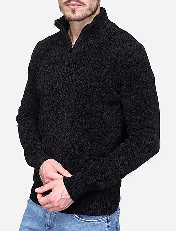 Jersey de vestir con cuello alto y cremallera - Kenzarro