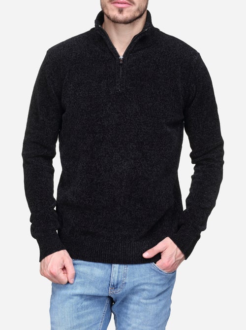 Jersey de vestir con cuello alto y cremallera - Kenzarro - Kiabi Jersey de vestir con cuello alto y cremallera - Kenzarro - Kiabi