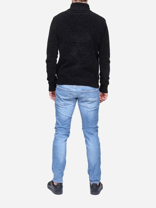 Jersey de vestir con cuello alto y cremallera - Kenzarro - Kiabi Jersey de vestir con cuello alto y cremallera - Kenzarro - Kiabi