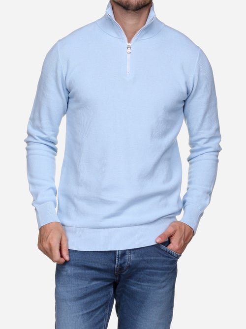Jersey de vestir con cuello alto y cremallera - Yves Enzo - Kiabi Jersey de vestir con cuello alto y cremallera - Yves Enzo - Kiabi