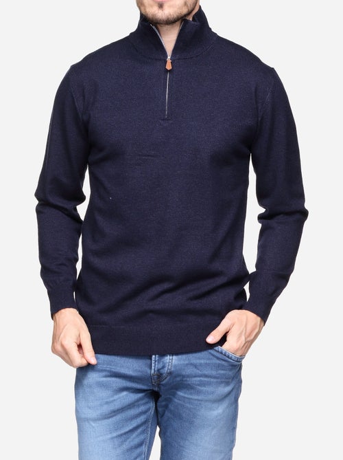 Jersey de vestir con cuello alto y cremallera - Yves Enzo - Kiabi Jersey de vestir con cuello alto y cremallera - Yves Enzo - Kiabi