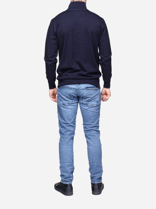 Jersey de vestir con cuello alto y cremallera - Yves Enzo - Kiabi Jersey de vestir con cuello alto y cremallera - Yves Enzo - Kiabi