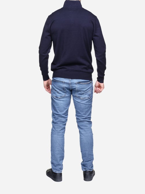 Jersey de vestir con cuello alto y cremallera - Yves Enzo - Kiabi Jersey de vestir con cuello alto y cremallera - Yves Enzo - Kiabi