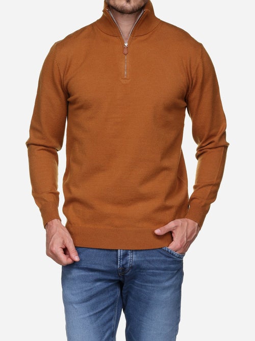 Jersey de vestir con cuello alto y cremallera - Yves Enzo - Kiabi Jersey de vestir con cuello alto y cremallera - Yves Enzo - Kiabi