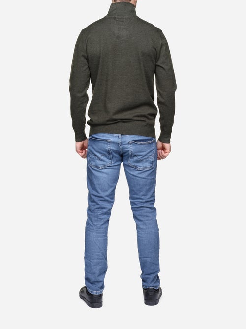 Jersey de vestir con cuello alto y cremallera - Yves Enzo - Kiabi Jersey de vestir con cuello alto y cremallera - Yves Enzo - Kiabi