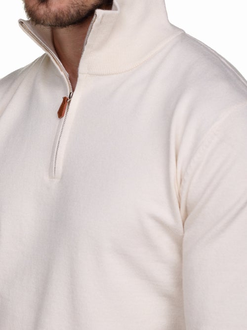 Jersey de vestir con cuello alto y cremallera - Yves Enzo - Kiabi Jersey de vestir con cuello alto y cremallera - Yves Enzo - Kiabi