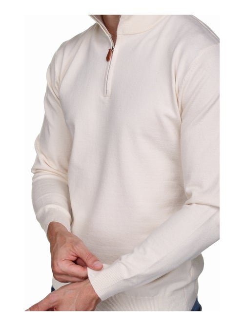 Jersey de vestir con cuello alto y cremallera - Yves Enzo - Kiabi Jersey de vestir con cuello alto y cremallera - Yves Enzo - Kiabi