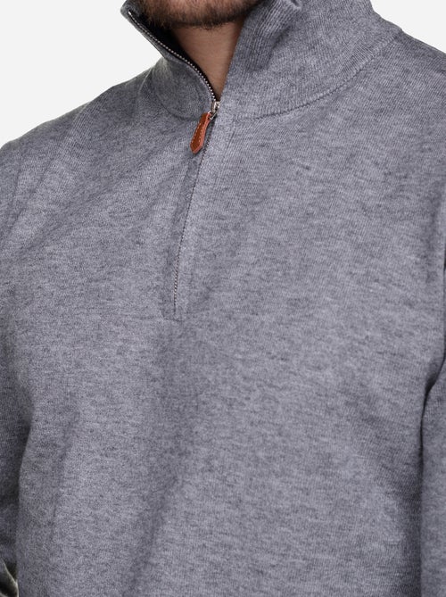 Jersey de vestir con cuello alto y cremallera - Yves Enzo - Kiabi Jersey de vestir con cuello alto y cremallera - Yves Enzo - Kiabi