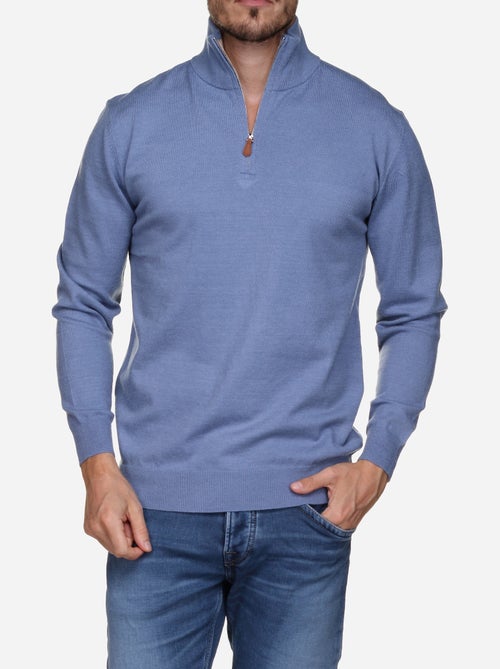 Jersey de vestir con cuello alto y cremallera - Yves Enzo - Kiabi Jersey de vestir con cuello alto y cremallera - Yves Enzo - Kiabi