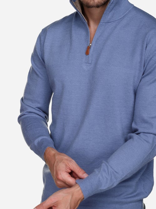 Jersey de vestir con cuello alto y cremallera - Yves Enzo - Kiabi Jersey de vestir con cuello alto y cremallera - Yves Enzo - Kiabi