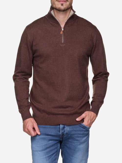 Jersey de vestir con cuello alto y cremallera - Yves Enzo - Kiabi Jersey de vestir con cuello alto y cremallera - Yves Enzo - Kiabi
