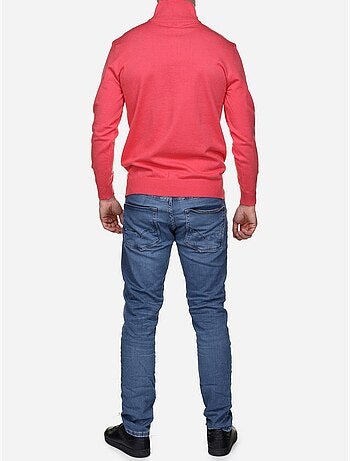 Jersey de vestir con cuello alto y cremallera - Yves Enzo