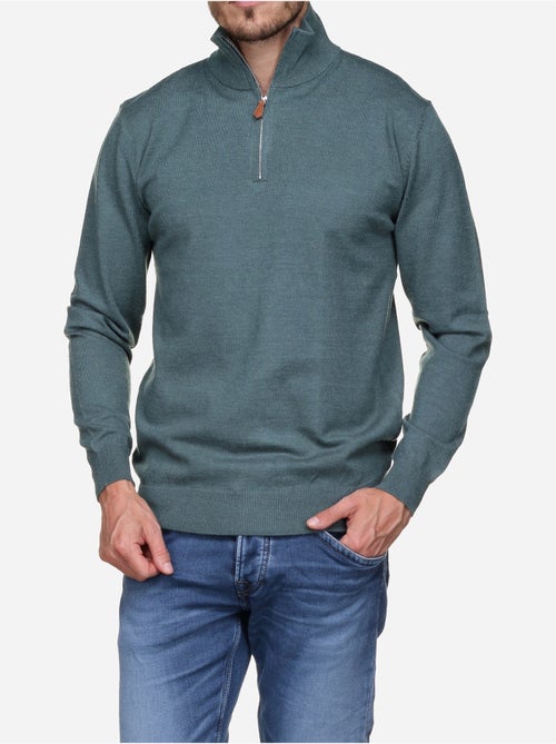 Jersey de vestir con cuello alto y cremallera - Yves Enzo - Kiabi Jersey de vestir con cuello alto y cremallera - Yves Enzo - Kiabi