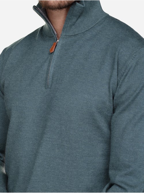 Jersey de vestir con cuello alto y cremallera - Yves Enzo - Kiabi Jersey de vestir con cuello alto y cremallera - Yves Enzo - Kiabi