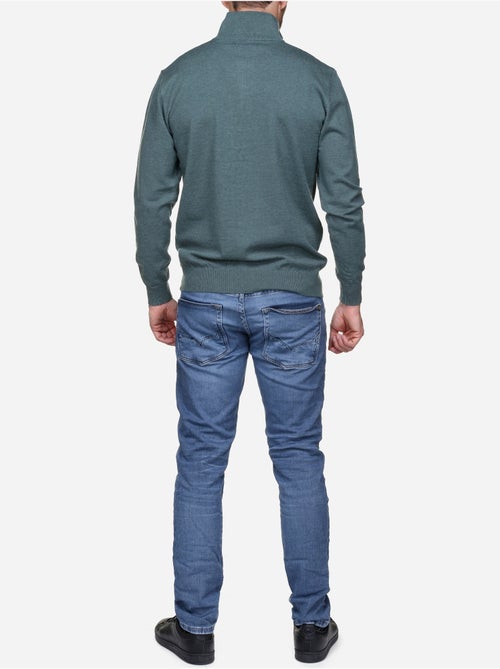 Jersey de vestir con cuello alto y cremallera - Yves Enzo - Kiabi Jersey de vestir con cuello alto y cremallera - Yves Enzo - Kiabi