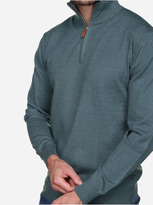 Jersey de vestir con cuello alto y cremallera - Yves Enzo - Kiabi Jersey de vestir con cuello alto y cremallera - Yves Enzo - Kiabi