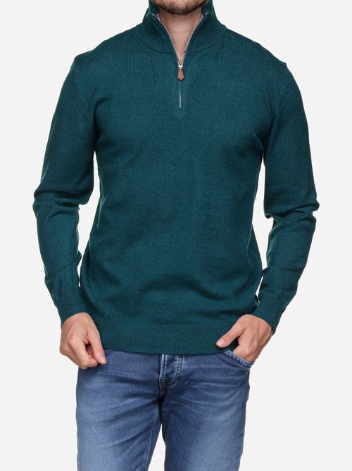 Jersey de vestir con cuello alto y cremallera - Yves Enzo - Kiabi Jersey de vestir con cuello alto y cremallera - Yves Enzo - Kiabi