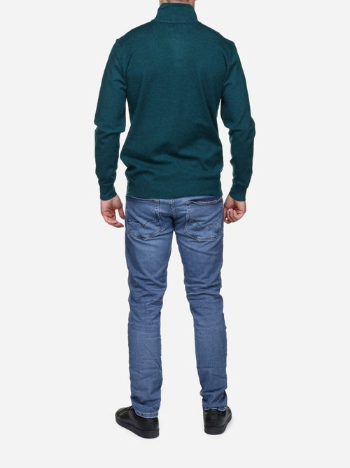 Jersey de vestir con cuello alto y cremallera - Yves Enzo - Kiabi Jersey de vestir con cuello alto y cremallera - Yves Enzo - Kiabi