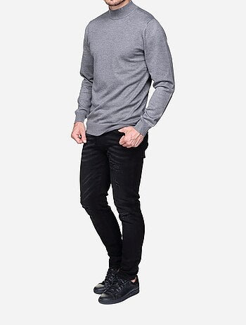 Jersey de vestir con cuello alto y manga larga - Frilivin