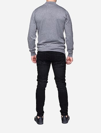 Jersey de vestir con cuello alto y manga larga - Frilivin