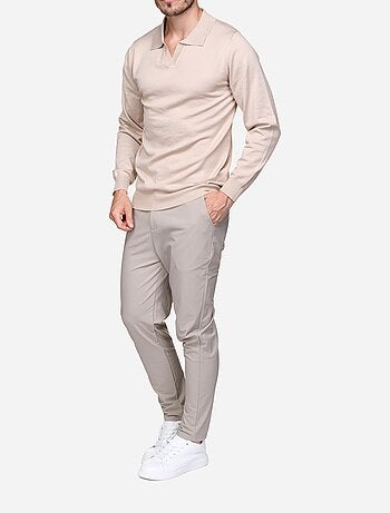 Jersey de vestir con cuello con cremallera - Frilivin