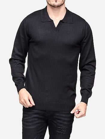 Jersey de vestir con cuello con cremallera - Frilivin