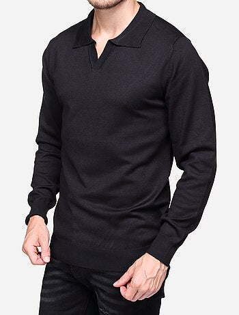 Jersey de vestir con cuello con cremallera - Frilivin