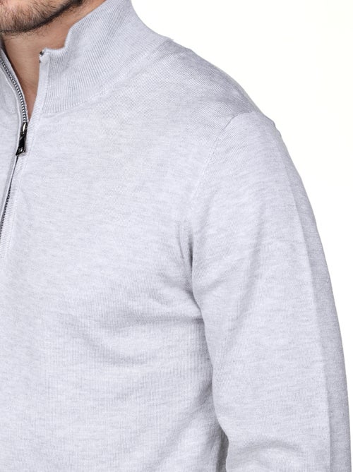 Jersey de vestir con cuello de camionero - Frilivin - Kiabi