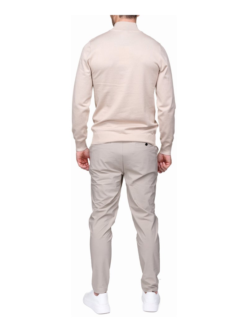 Jersey de vestir con cuello de camionero - Frilivin Gris - Kiabi