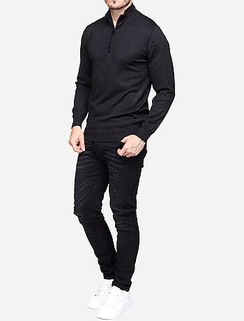 Jersey de vestir con cuello de camionero - Frilivin