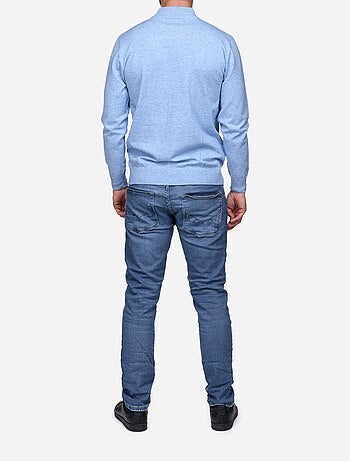 Jersey de vestir con cuello de chimenea - Yves Enzo