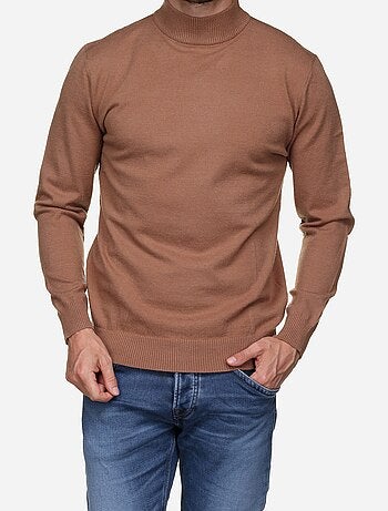 Jersey de vestir con cuello de chimenea - Yves Enzo