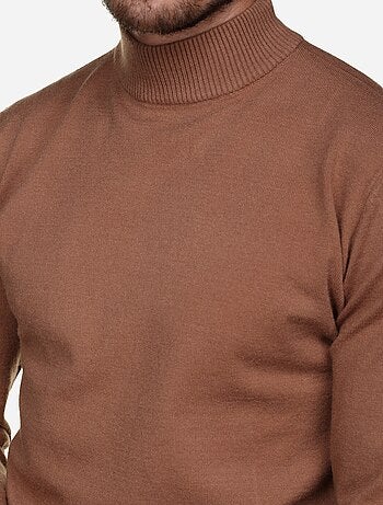 Jersey de vestir con cuello de chimenea - Yves Enzo