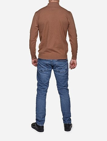 Jersey de vestir con cuello de chimenea - Yves Enzo
