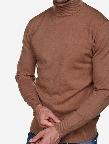 Jersey de vestir con cuello de chimenea - Yves Enzo