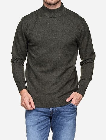 Jersey de vestir con cuello de chimenea - Yves Enzo