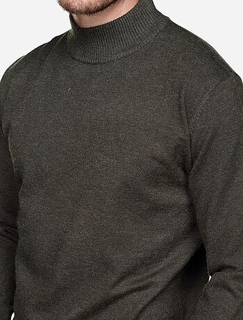 Jersey de vestir con cuello de chimenea - Yves Enzo