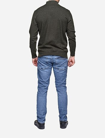 Jersey de vestir con cuello de chimenea - Yves Enzo