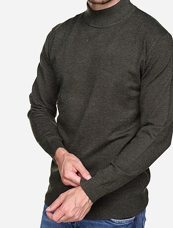 Jersey de vestir con cuello de chimenea - Yves Enzo
