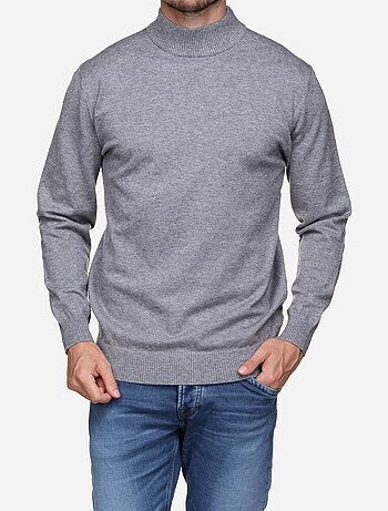 Jersey de vestir con cuello de chimenea - Yves Enzo