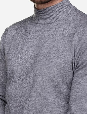 Jersey de vestir con cuello de chimenea - Yves Enzo