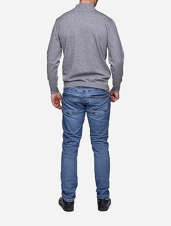 Jersey de vestir con cuello de chimenea - Yves Enzo