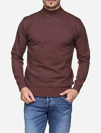 Jersey de vestir con cuello de chimenea - Yves Enzo