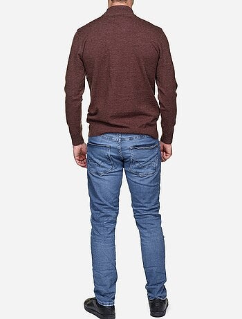 Jersey de vestir con cuello de chimenea - Yves Enzo