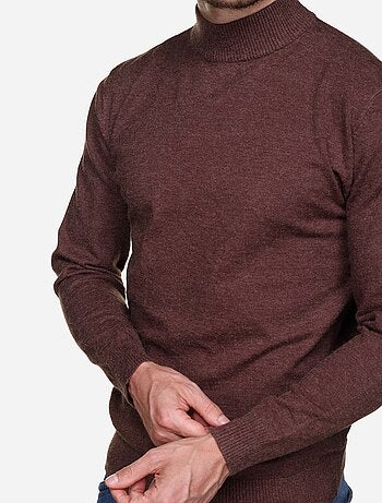 Jersey de vestir con cuello de chimenea - Yves Enzo