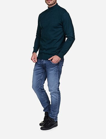 Jersey de vestir con cuello de chimenea - Yves Enzo