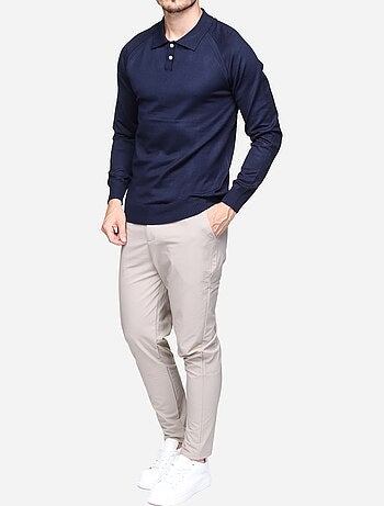 Jersey de vestir con cuello de polo - Frilivin