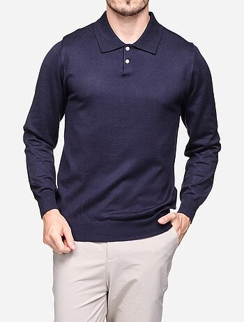 Jersey de vestir con cuello de polo - Frilivin