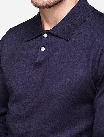 Jersey de vestir con cuello de polo - Frilivin