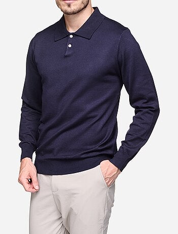 Jersey de vestir con cuello de polo - Frilivin